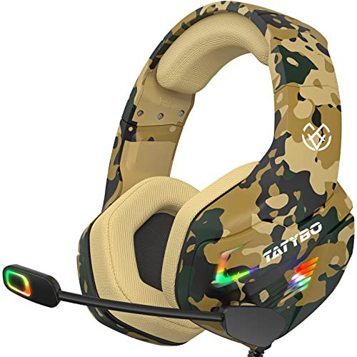Cuffie Gaming con Microfono Noise Cancelling per Ps4 Ps5 PC