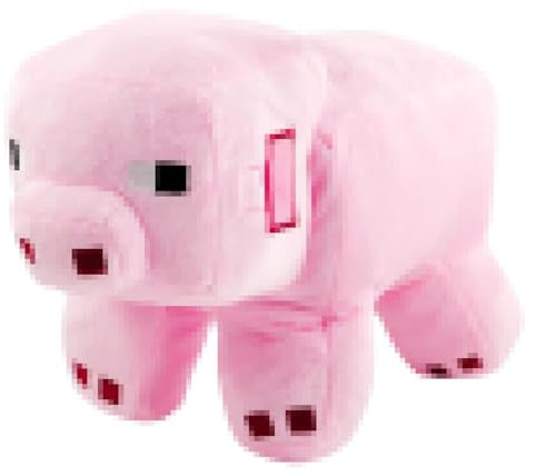 Cartoon Kuscheltier für Kinder,28 cm Weich Stoffpuppen,Süßes Plüschtier,Stofftier Schwein Puppe,Kawaii Rosa Pig Plüschfigur für Fans Memorabilia