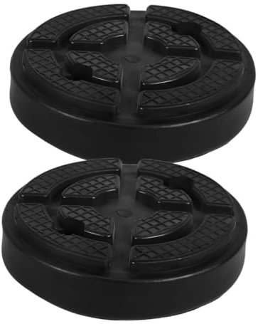 LALADEFIEE 2stücke Gummiauflagen Für Wagenheber rutschfeste Gummiheber-Pads Für Und LKW Gummiauflage Für Sicheren Stand Und Fahrzeugschutz Beim Anheben