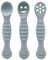 Lot de 3 Cuillères en Silicone pour Bébé, Cuillères d'apprentissage pour Enfants et Bébé, Pré Cuillères d'Apprentissage pour Enfants, Idéales pour le Sevrage et le Baby-Led Weaning