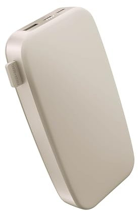 Fresh 'n Rebel 24000mAh Powerbank (USB-C in & Out), 20W Ultra Fast Charge, 6 Premium-Sicherheitsfunktionen, bis zu 8 Handy-Ladungen, Externer Akku mit 4 Power-Anzeigeleuchten (Silky Sand)