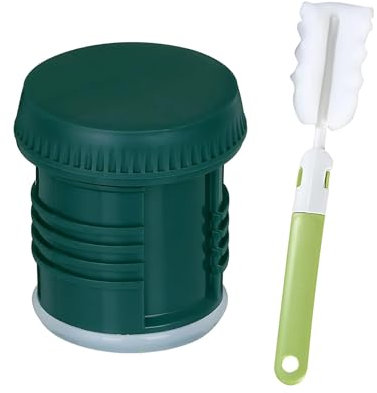 2PCS Stanley Replacement Lid, Flask Lid, Thermal with Cleaning Brush Durable and Leakproof Design for Outdoor Enthusiasts Campers and Hikers Compatible with Classic Flask