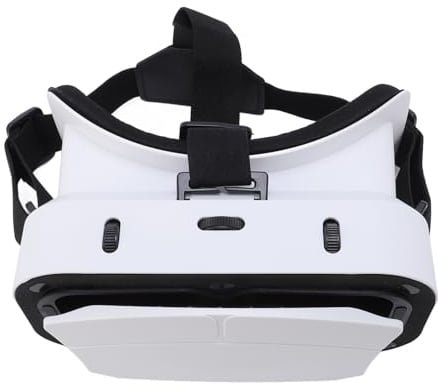 Bewinner 3D-VR-Brille, Breiter Pupillenabstand, Verstellbar, Virtual-Reality-Brille, Kurzsichtiges Freundliches Design für Mobiltelefone mit 4,7–7 Zoll Bildschirm, Leichtes Design