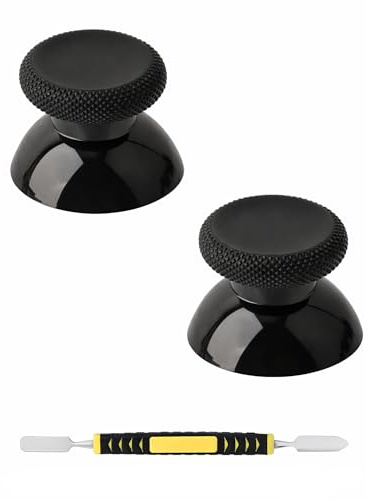 TOMISN Thumbstick Replacement Kit for Oculus Quest 2, for Meta Quest 3, for Quest 3S Controller - Thumb Sticks VR Accessories Repair Parts for Quest Pro Left Right Controllers Joystick Cover with Tool