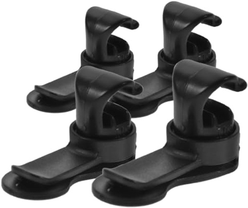 IMIKEYA 4 Clips Magnétiques Porte-Tube pour Tube D'hydratation en Abs Léger Fixation Sécurisée pour Paquet à Dos de Randonnée et Cyclisme pour Tube de Poche à Eau