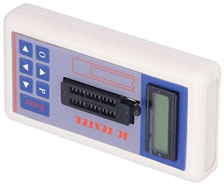 Kelawoly Integrierter Schaltkreistester, ABS-IC-Messgerät TSH 06F mit 5 V, 3,3 V AUTO-Modi, 1300 Plus Chipmodelle, Transistoridentifizierung für Mikroelektronik-Ingenieure und Schaltkreisreparatur