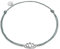 GLANZSTÜCKE MÜNCHEN Damen-Silberarmband Lotusblume Sterling Silber flexibel einstellbar - Textil-Armband Lotus-Symbol Freunschaftsarmband Lotusblüte