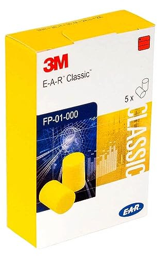 E-A-R FP01000 Classic Gehörschutzstöpsel, SNR 28 dB, Gelb (250-er Pack)