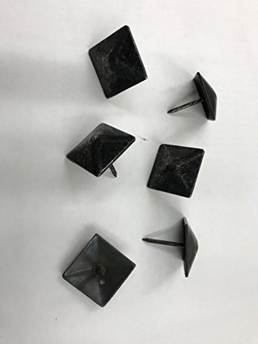 CHIODI ORNAMENTALI - CHIODO ORNAMENTALE FERRO NERO QUADRATO mm20X20 GHIDINI PZ 50