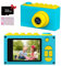 Kriogor Kinder Fotoapparat, Kids Camera Digitalkamera Videokamera mit 4X Digitaler Zoom/HD 1080P/8 MP/ 2 Zoll Bildschirm/ 32G TF Karte, Geschenke für Kinder (Blau)
