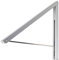 Gedotec Klapphaken OVY Aluminium Silber matt poliert - klappbar | 1 Stück Aufbau-Haken - Länge 330 mm | Kleiderhaken optimal für Bäder etc. - Wandhalterung | Garderobenhaltung Kleideraufhänger
