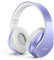 TUINYO Bluetooth Headphones, Wireless Headphones Over Ear with Microphone, Foldable & Lightweight Stereo Wireless Headset for Travel Work TV PC Cellphone -Purple