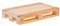 MAQA 1 pezzo Mini bancali legno, tagliere piccolo pallet pedana in legno di abete per servire aperitivo 20x12x3.5 cm