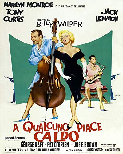 A qualcuno piace Caldo (Some Like it hot) - Marilyn Monroe - Poster cm. 30 x 40