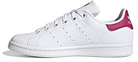 adidas Mixte enfant Stan Smith Sneaker, Cloud White Cloud White Bold Pink, 38 EU