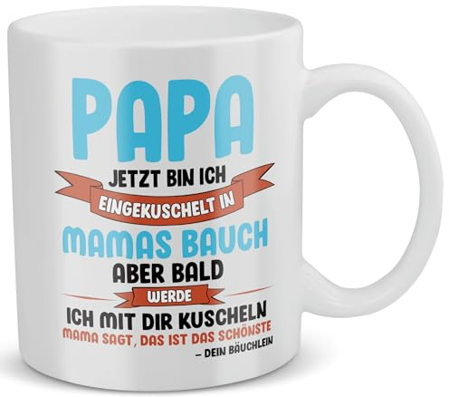 22Feels Werdender Papa Tasse Vater Geschenk Idee Schwangerschaft Verkünden Männer Vatertag Du Wirst Papa Überraschung Eltern