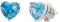 Kate Spade New York Heart Studs, blau