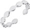 Artiqo Ring Damen Silber | Verstellbarer Stacking Ring aus Edelstahl Premium | Wasserfest & Hautfreundlich - Modell Gini