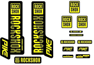 Adesivi compatibili con forcella Rock Shox Pike 2018-29''