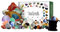 Adventskalender mit Steinen 2024 mit 24 Mineralsteinen und Steinen, Countdown-Geschenk Kinder