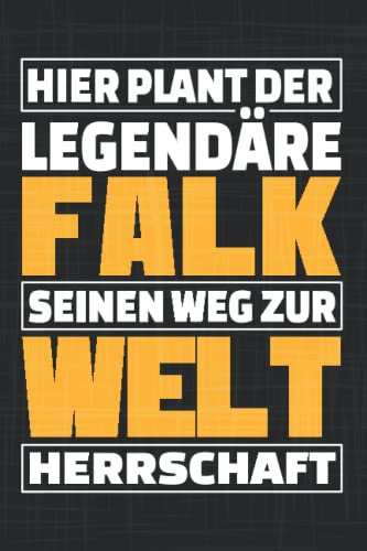 Falk: Personalisierter Kalender & Planer 2023 / Vorname Falk / 156 Seiten / Softcover / A5