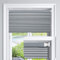 LazBlinds Jalousie, schnurlos, zellular, für Fenster, kein Werkzeug, kein Bohren, Lichtfilterung, für Fenstergröße 84 x 122 cm (B x H), Dunkelgrau