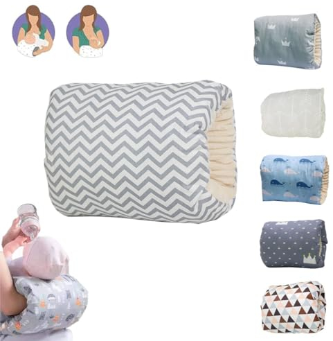 EHOTER Cozy Cradle Pillow Cozy Cradle Arm Pillow for Baby Nursing Head Support Pillow Anti-Spitting Breastfeeding and Bottle Feeding Nursing Arm Pillow Gift for Novice Mothers (A)