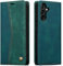 QLTYPRI Wallet Case for Samsung Galaxy A55 5G, Vintage PU Leather Folio Case with Card Slots Kickstand Magnetic Closure Shockproof Flip Phone Cover for Samsung Galaxy A55 5G - Green