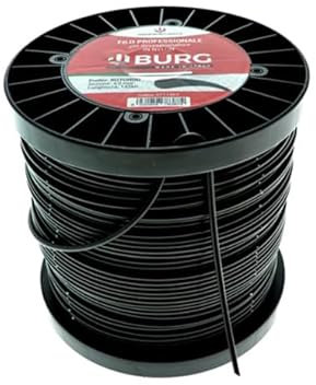 IVAT Filo per DECESPUGLIATORE Quadro Quadrato MM. 6 Bobina da kg. 2 Professionale