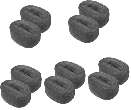GLEAVI 10piezas Estropajo De Acero Inoxidable Flexible para Limpieza y Pulido De Superficies para Azulejos Herramienta Eficaz para Abrillantar y Smoother