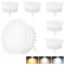 KYOTECH 6er Set LED Modul Ultra Flach ø50x23mm 3CCT 4.9W 500LM Warmweiß 3000K Naturalweiß 4000K Kaltweiß 6500K Dimmbar LED Modul Ersetzt GU10 MR16 Leuchtmittel 120° für Einbaustrahler Aufbauspot