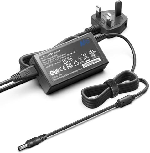 KFD 20V AC/DC Adapter for MSI Optix G32 G241V G24C6 G32D4 G32CQ4 G271 G27 Gaming Monitor Power Supply for Thrustmaster T150/TMX Driving Force Racing Wheel 20 Volts Power Cable Transformer Charger