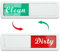 Dishwasher Magnet Clean Dirty Sign,Dishwasher In Use,Dirty Clean Dishwasher Magnet,Universal Dirty or Clean Dishwasher Magnet Indicator, for Non-Magnetic Dishwashers, Laundry or Washing Machine