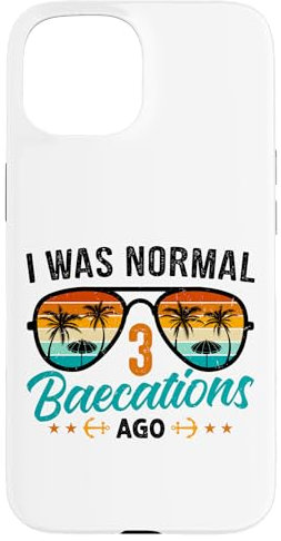 Perfect Matching Couple Matching Romantic Baecation Case for iPhone 15