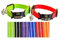 2X personalisiertes Katzenhalsband personalisiert mit Name graviert Katze Halsband reflektierend Leuchtend aus Nylon mit Glöckchen (Rot und Neon Gelb)