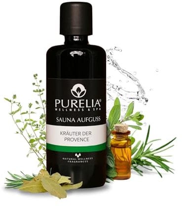 PURELIA Saunaaufguss Konzentrat Kräuter der Provence 100 ml natürlicher Sauna-aufguss