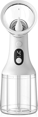 Ear Wax Removal Kit, Electric Water Powered Ear Cleaner, Ear Wax Remover for Safe Effective Ear Irrigation System, Ear Cleaning Kit with 4 Cleaning Modes Features 8 Replaceable Tips for Home Use White