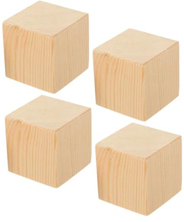 HOMSFOU 4pièces Rehausseurs Bois pour Meubles Augmentez La Hauteur De Vos Canapés Lits Chaises Et Tables