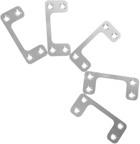 WOONEKY 1 Set Door Strike Plate Extender Maximum Security Safety for Various Door Frames Effortless Installation Non Standard Reinforcement Lock Guard Plate for Enhanced