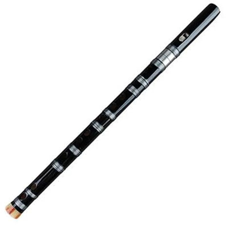 Professionelle Bambusflöte Für Erwachsene Traditionelle Klarinette Anfänger Bambusflöte Profi(Black,Ckey)