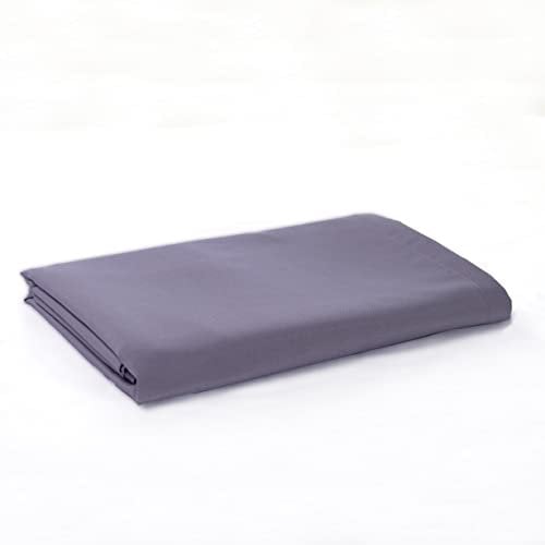 Sonia Moer Super Soft Brushed Microfibre Flat Sheet - Non Iron Breathable Hypoallergenic Top Sheet - King/Lavender