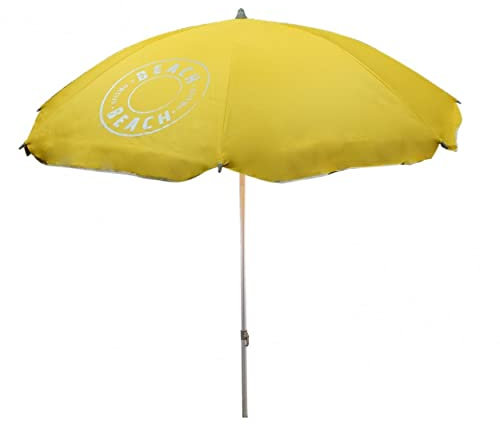 SOMBRILLA Playa Plane Protector Solar UV50 200CM - Amarillo