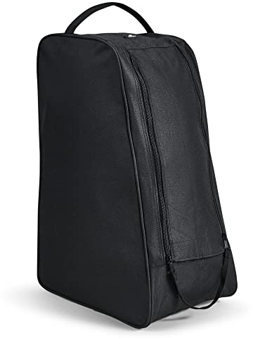 Case4Life Nero Stivali di Gomma Borsa da Viaggio Resistente all'acqua Conservazione Wellington Porta il Caso - Garanzia a Vita