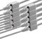 1aTTack.de 618388 Adaptador de extensión CAT7 Cat.7-3m - Cable Ethernet Cable de red Lankabel 10 Gb/s cable sin procesar con conector hembra RJ6 Cat6a (RJ45) 10 piezas - gris