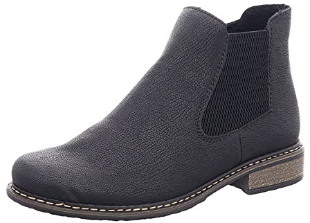 Rieker Elton Womens Chelsea Boots 8 UK Black