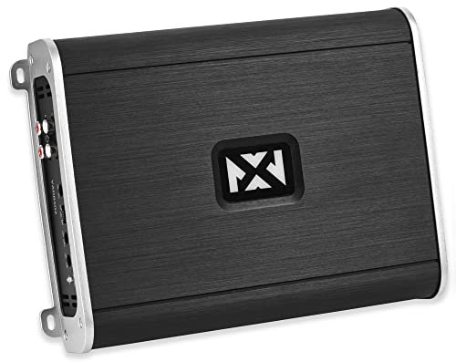 NVX VAD8402 2-Channel Full-Range Class D Amplifier 1680W Max, 840W RMS High Power, 2/4-ohm Stable, High/Low Pass X-Over, Bass Boost, for Car/Truck/Marine/UTV/Motorcycle
