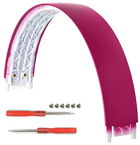 SINDERY Piezas de diadema Accesorios de repuesto para Beats Solo3 inalámbrico. (Deep Brick Red)