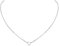 ChicSilver Silberkette für Damen Mädchen, 925er Sterling Silber Triangel Anhänger mit Rolokette, Personalisierter Schmuck für Freundin Ehefrau Tochter