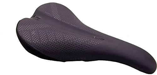WTB Pure Bike Saddle - Comfortable All Day Saddle with Thick Padding - Ideal for Bikepacking & Long Distance Cycling - Drop Nose Design - Titanium, Chromoly, Steel Rails