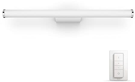 Philips Hue Adore - Intelligente LED-Badleuchte mit Fernbedienung, Weiß Applikation Pequeño weiß